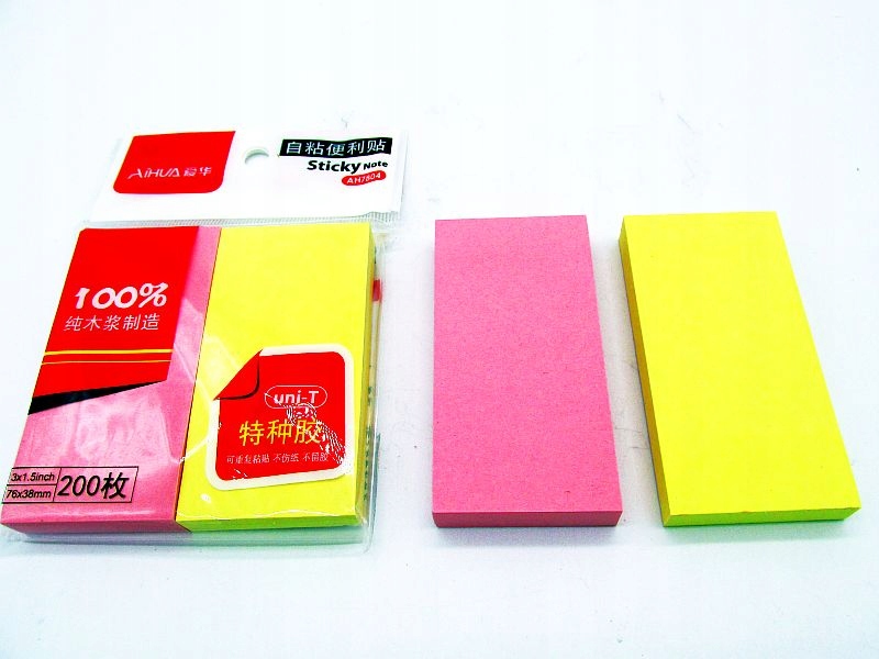 NOTES BIUROWY KARTECZKI BIUROWE NOTESY NOTATNIK Kolor Odcienie różu Odcienie żółtego i złota