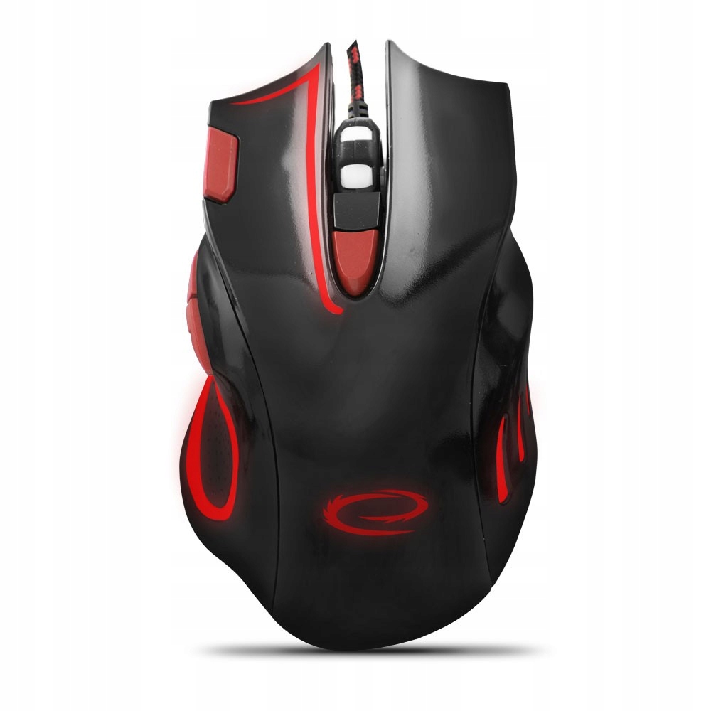 MX401 Mysz Myszka Usb Dla Graczy Podświetlana Red