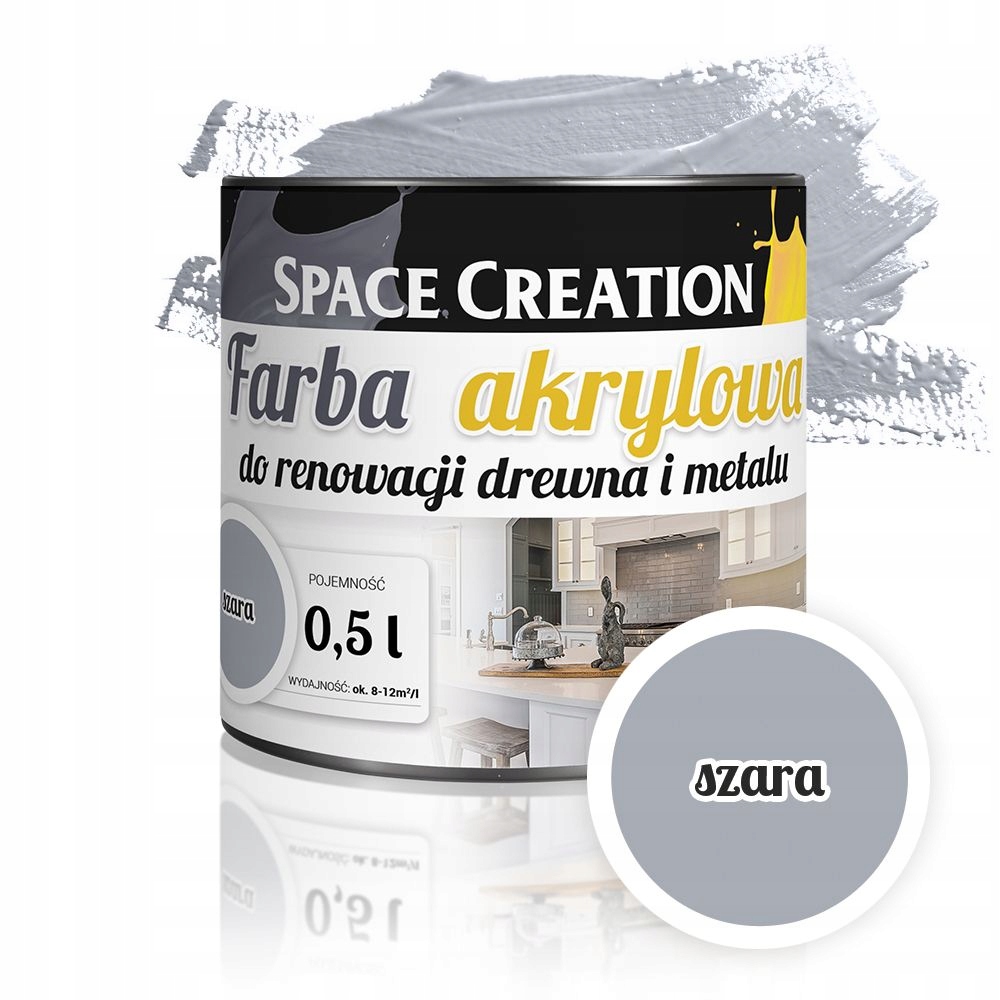 

Farba akrylowa renowacyjna 0,5l Stylizacja mebli