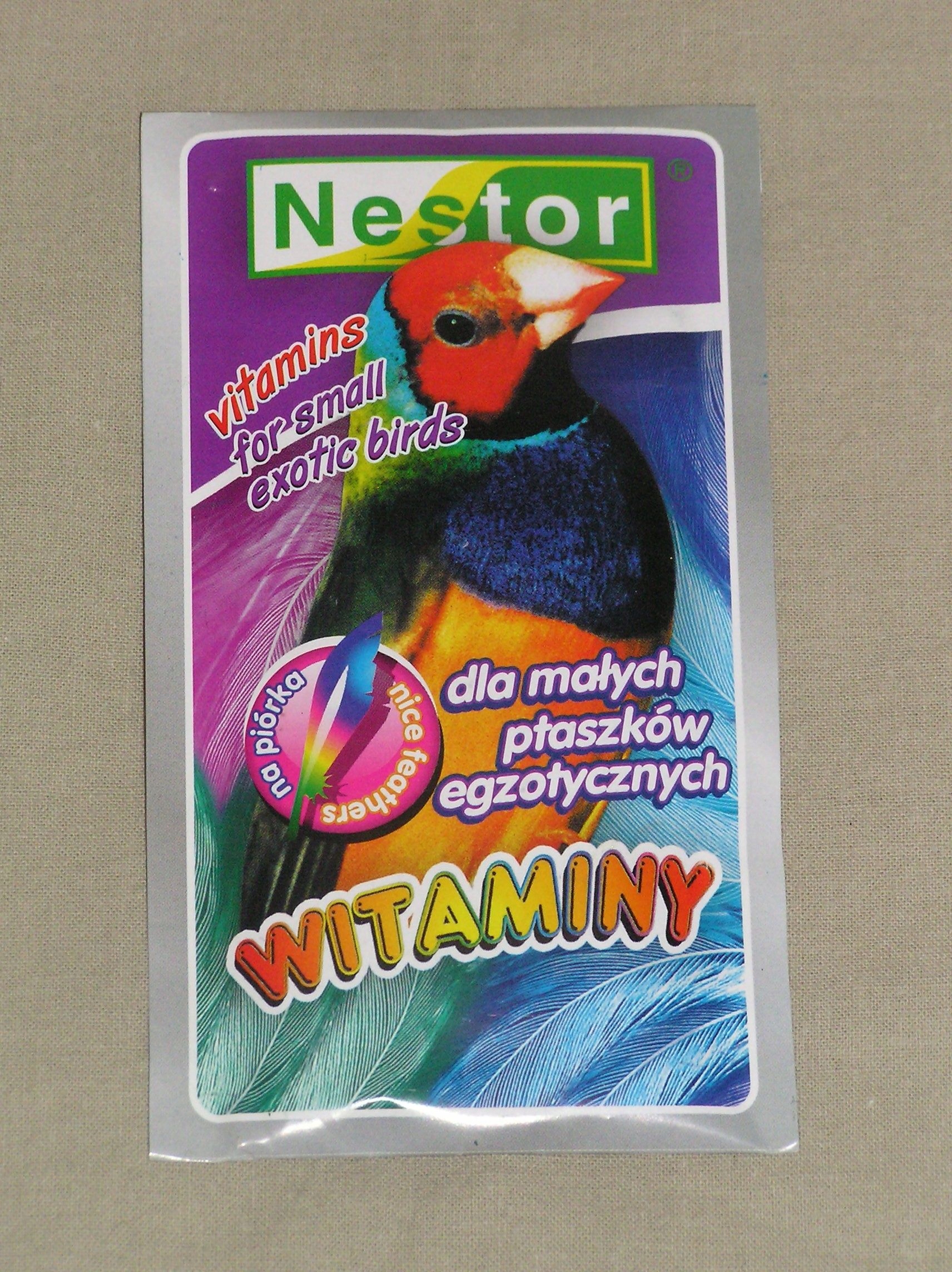 Nestor witaminy dla ptaków egzotyczych 20 g na pió