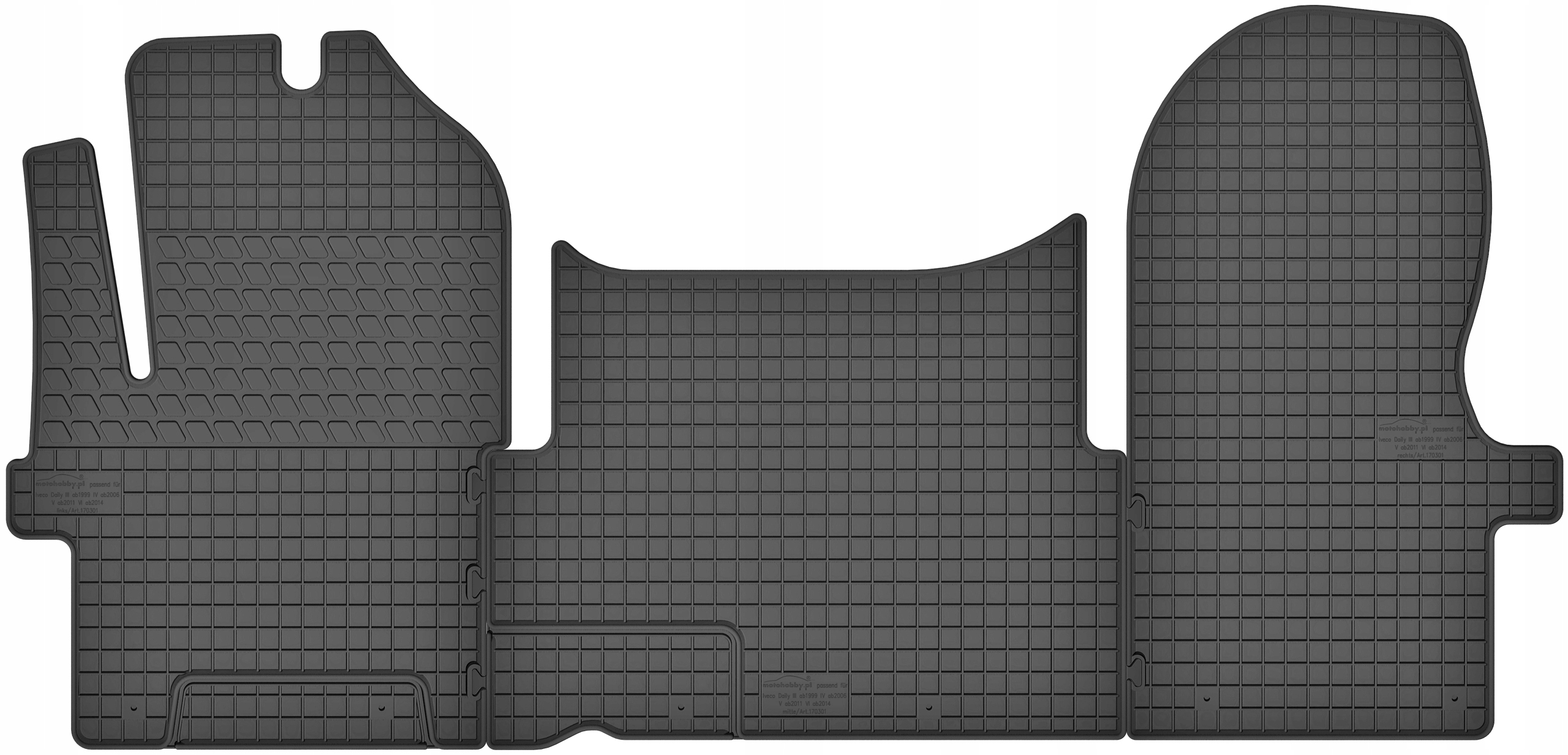 

Dywaniki gumowe miarowe do Iveco Daily III (99-06)