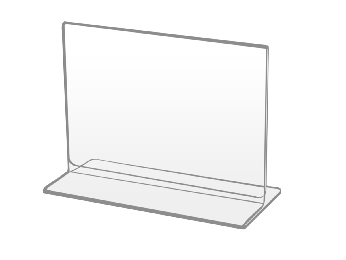 

Stojak Na Menu Ulotki Dwustronny Plexi A7 Poziom