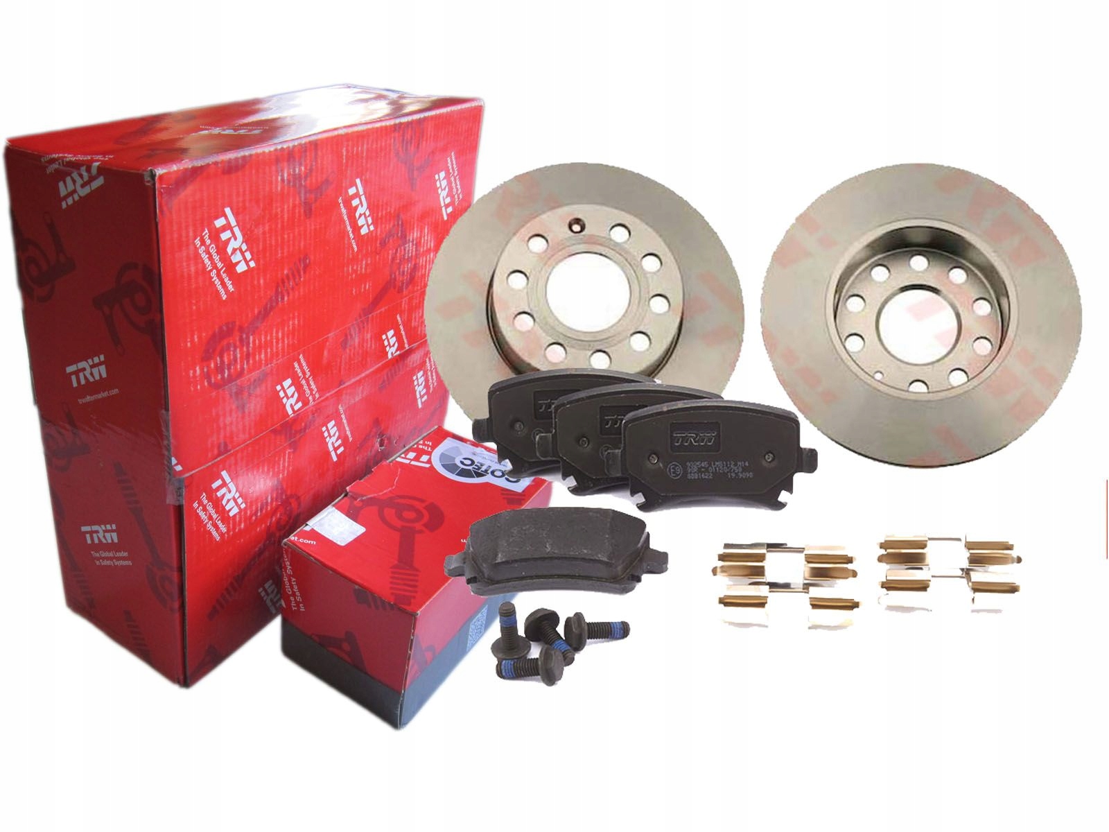 ДИСКИ + КОЛОДКИ TRW ЗАДНІЙ VW TOURAN