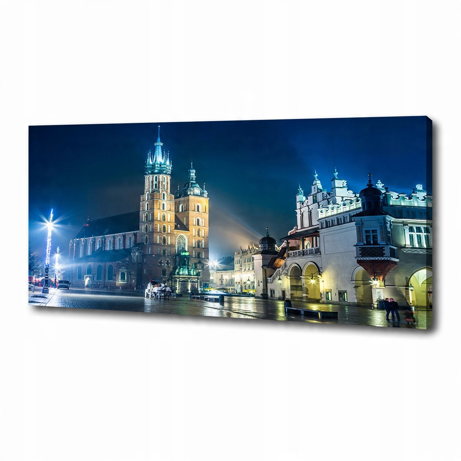 

Foto obraz canvas na ścianę Kraków nocą 125x50 cm