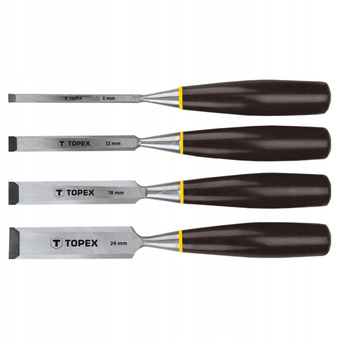 

Dłuta 6-24 mm, zestaw 4 szt. Topex 09A310