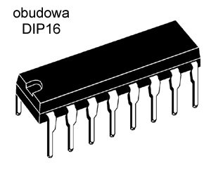 |STcs| 4042 układ cyfrowy Cmos DIP16