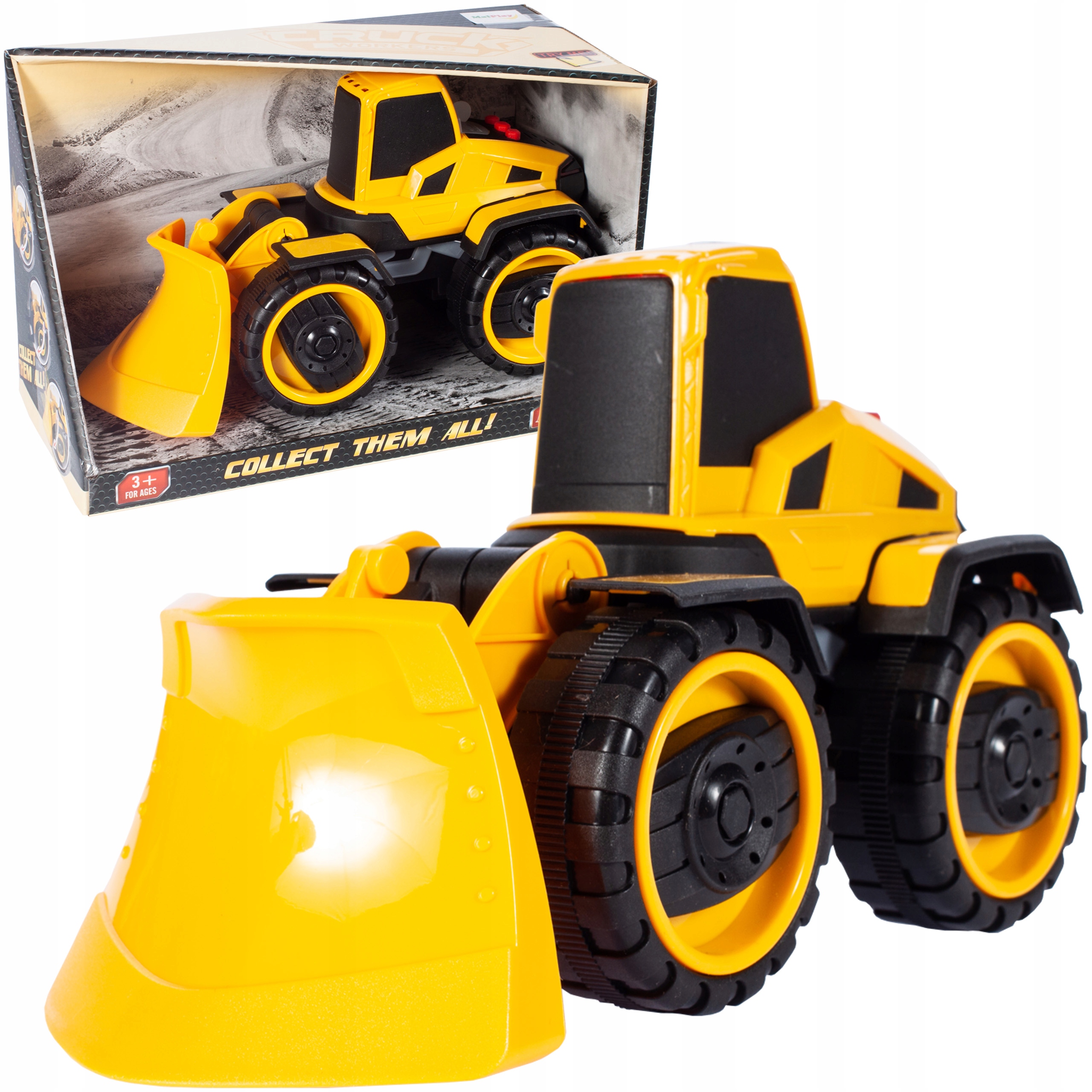 

Spychacz Z Napędem Pojazd Budowlany Światło Dźwięk