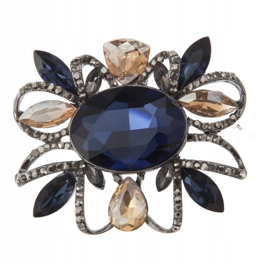 Via Promoda 7005302 broszka kwiat niebieski