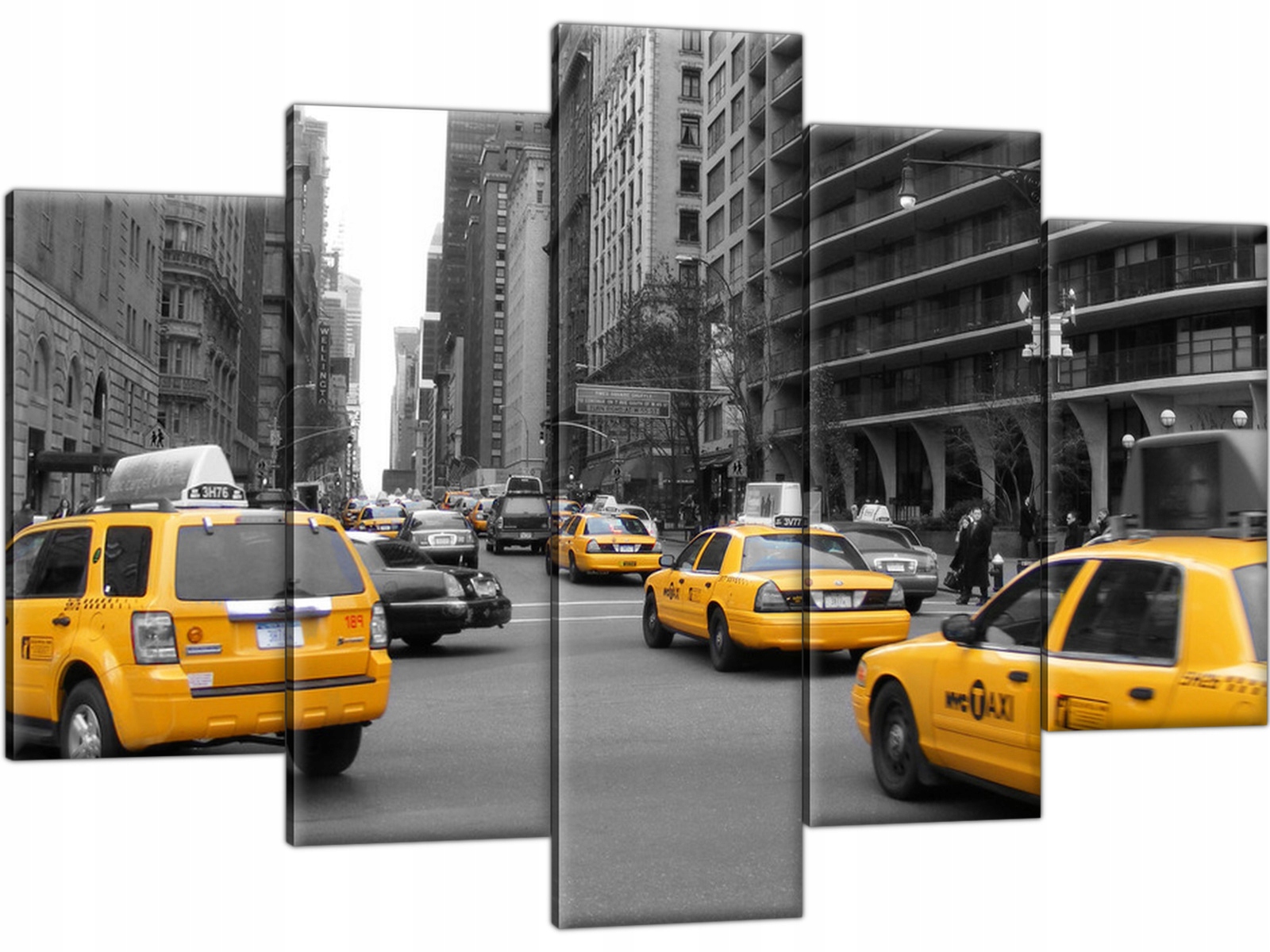 

Fotoobraz Żółte Taxi Nowy Jork 150x100 Tryptyk