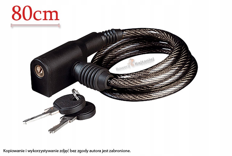 FIRMOWE ZAMKNIĘCIE NA KLUCZYK KELLYS BILL 80CM Rodzaj linka