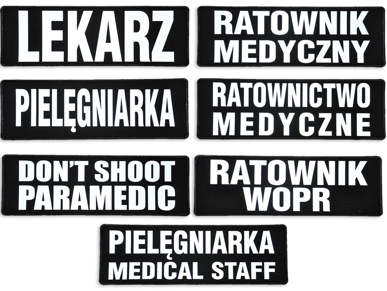 

Emblemat odblaskowy na rzep Ratownik Medical Staff
