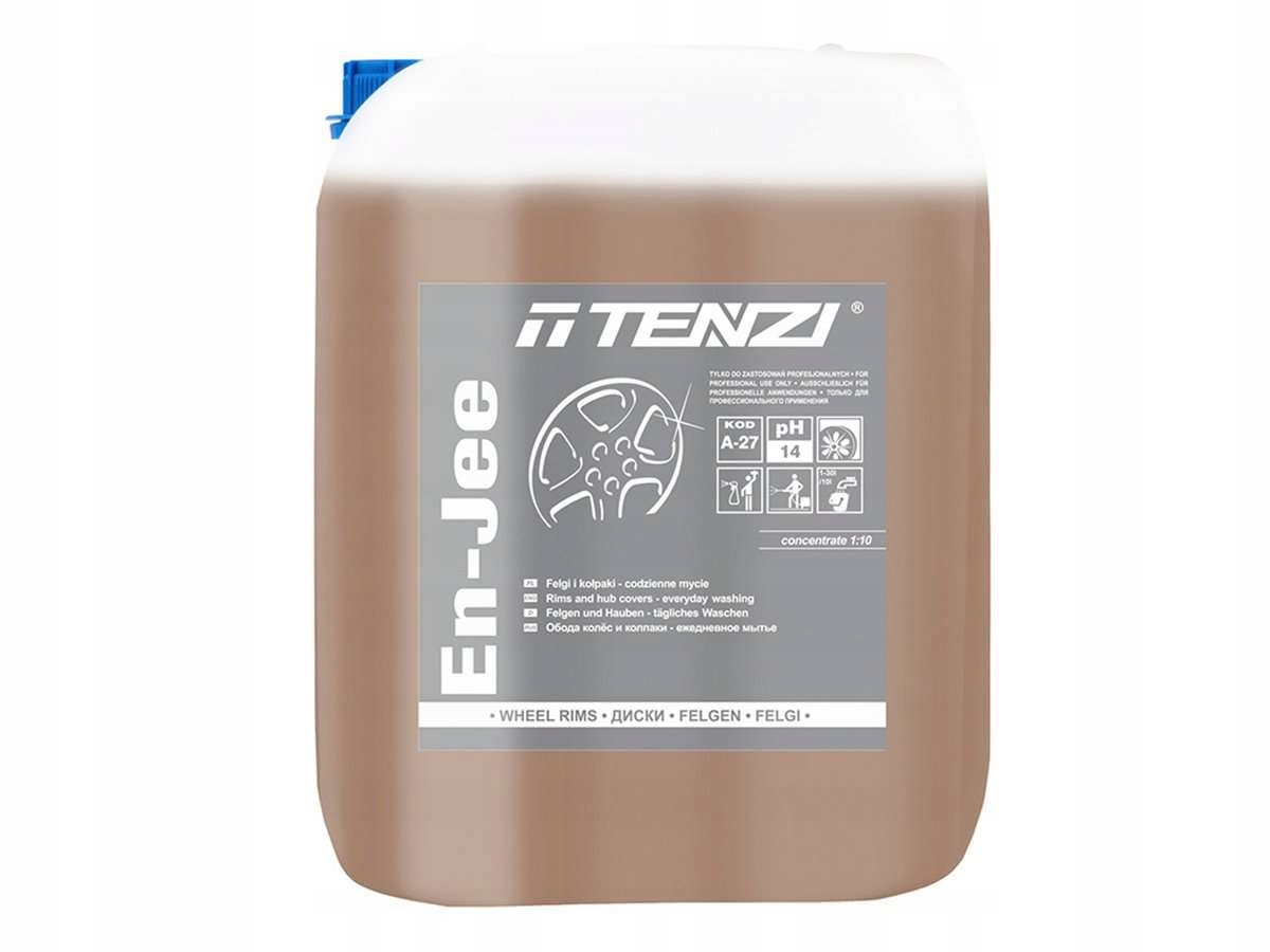 En-jee 10 L Koncentrát Na Umývanie Diskov, Kolies, Krytov, Pneumatík, Gumy /veľmi Výkonný