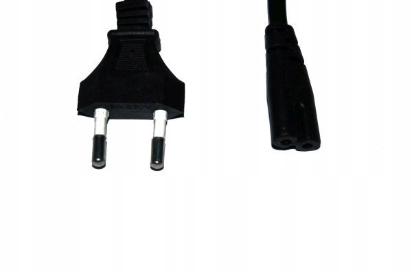 

Kabel zasilający sieciowy 230V ósemka 2pin 1,75m