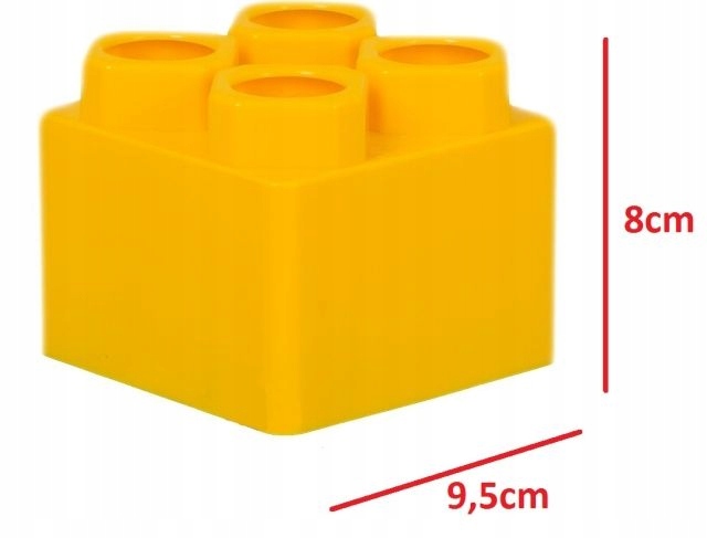 Ogromne klocki konstrukcyjne 141e GIGANT CEGŁY XXL Certyfikaty, opinie, atesty CE