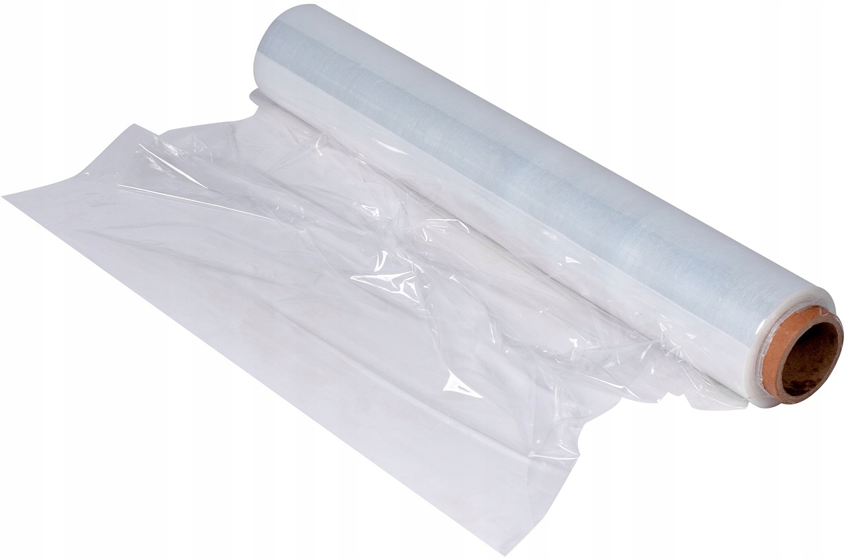 1szt FOLIA STRETCH STRECZ PRZEZROCZYSTA 1,50kg Szerokość folii 50 cm