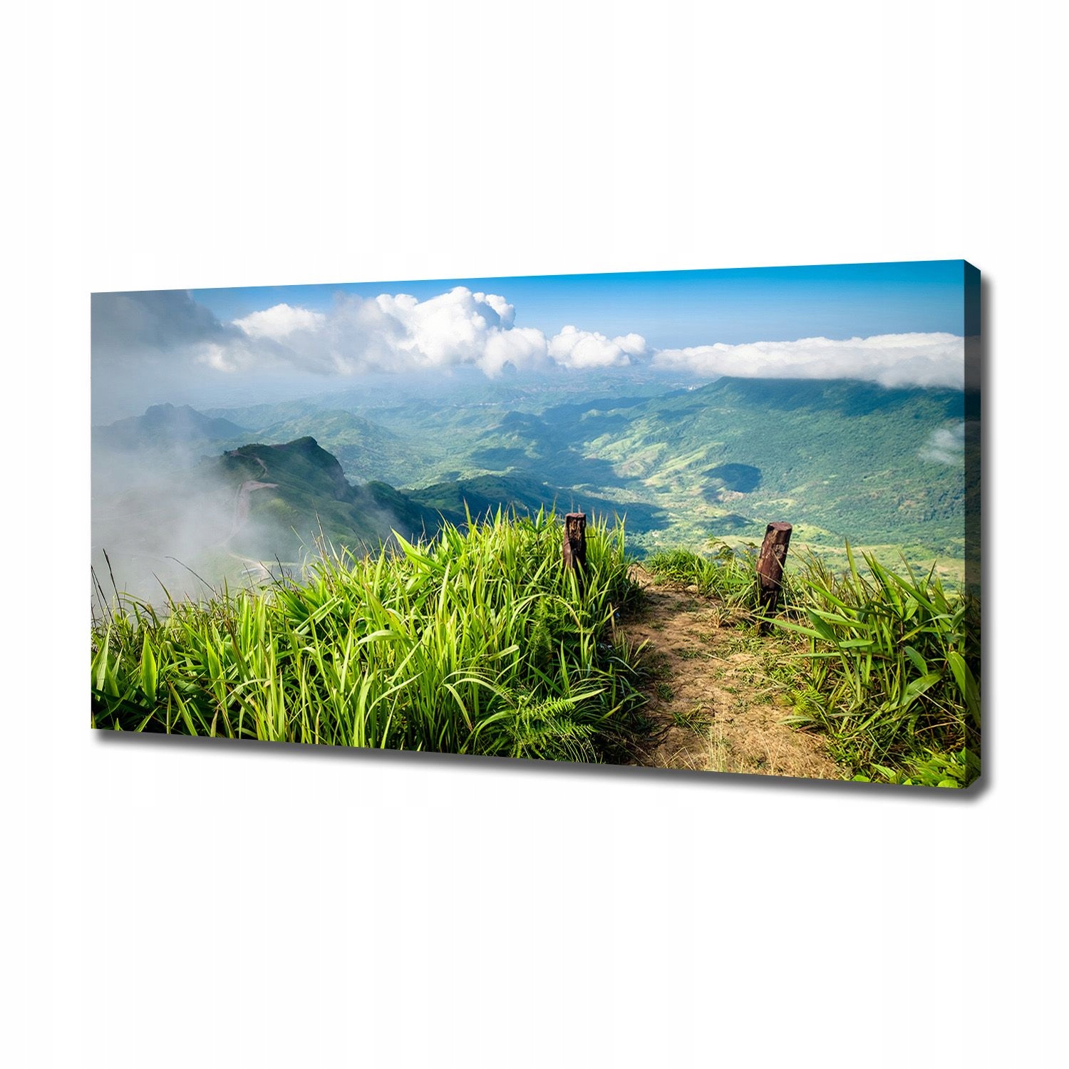 

Foto obraz na płótnie Szlak na szczycie 120x60 cm