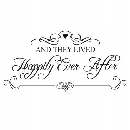 

Napis na ścianę, naklejka And They Lived 179