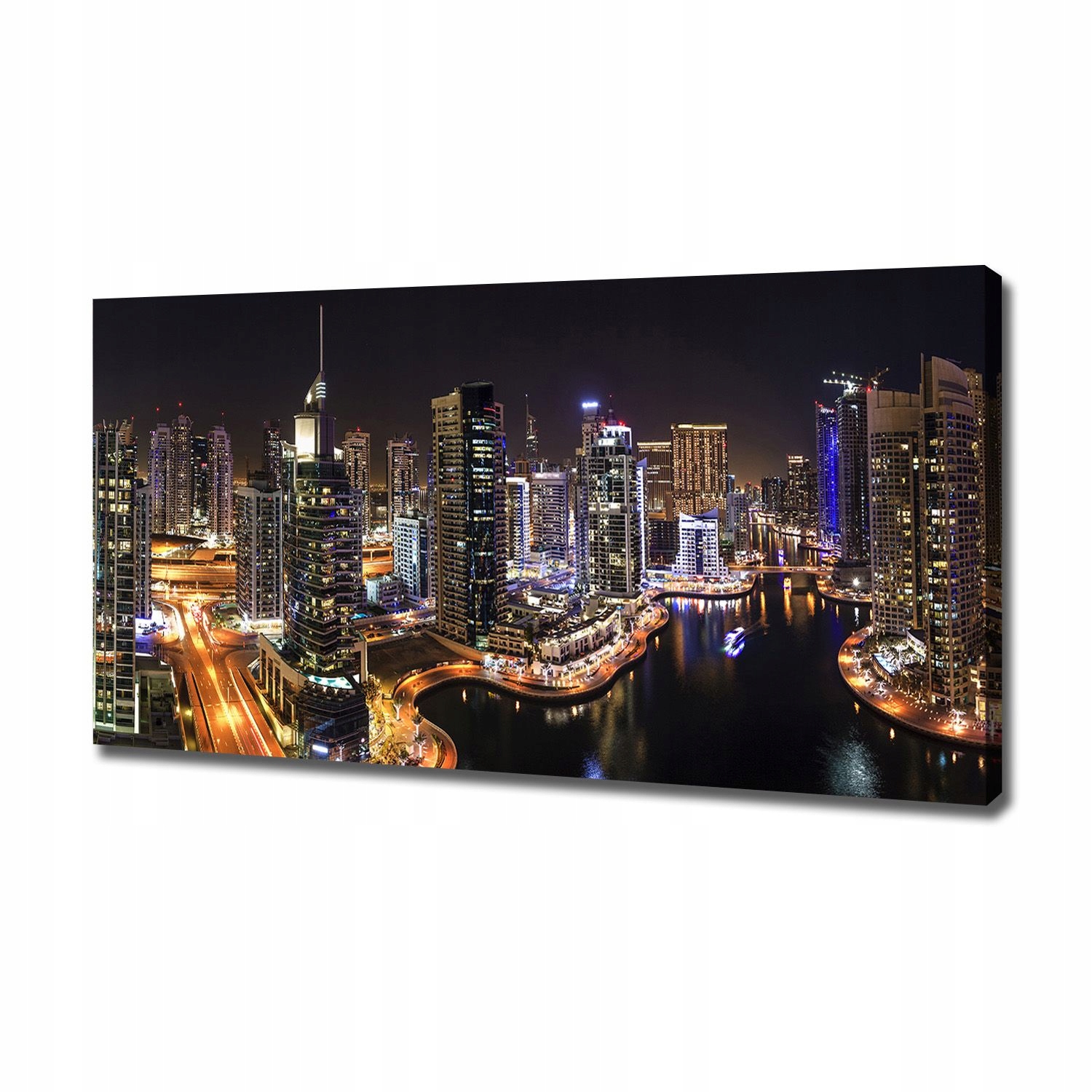 

Foto obraz na płótnie Marina w Dubaju 120x60 cm