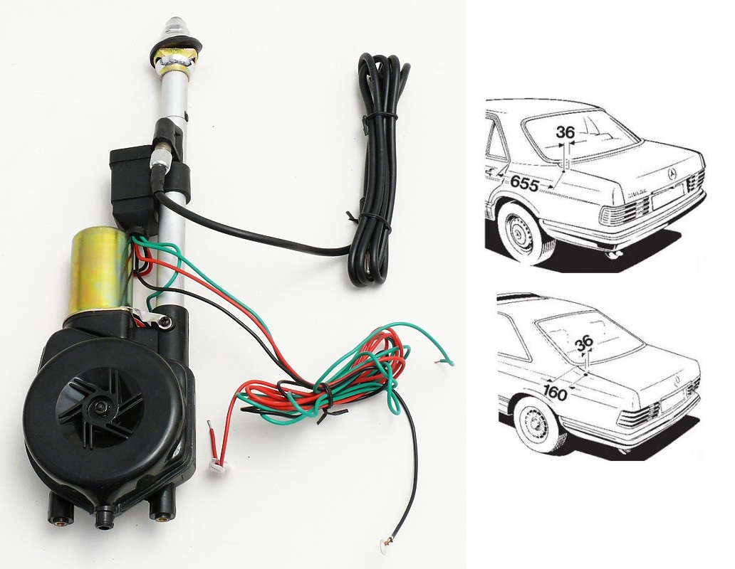 

Antena Elektryczna Automatyczna Mercedes W126 C126