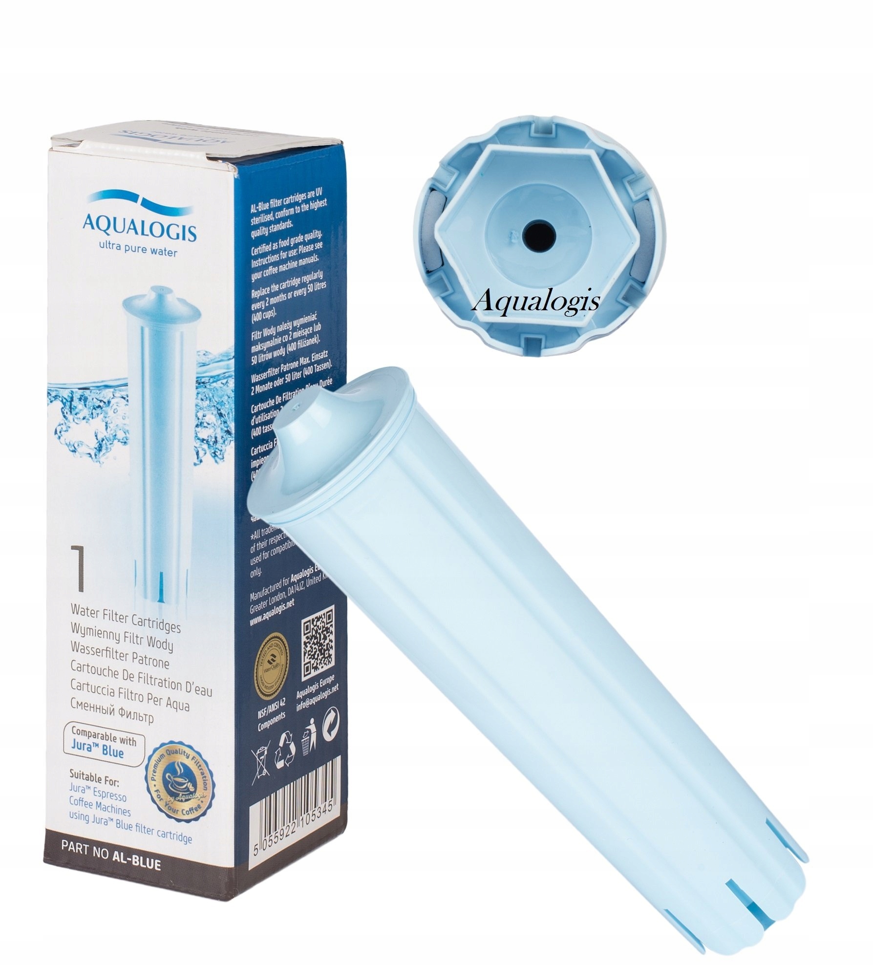 

Filtr Al-blue Do Ekspresu Kawy Jura Claris Blue