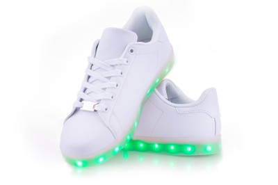 СПОРТИВНАЯ ОБУВЬ СВЕТОДИОДНЫЕ СВЕТЯЩИЕСЯ ПОКА 11OPCJI СВЕЧЕНИЯ 38