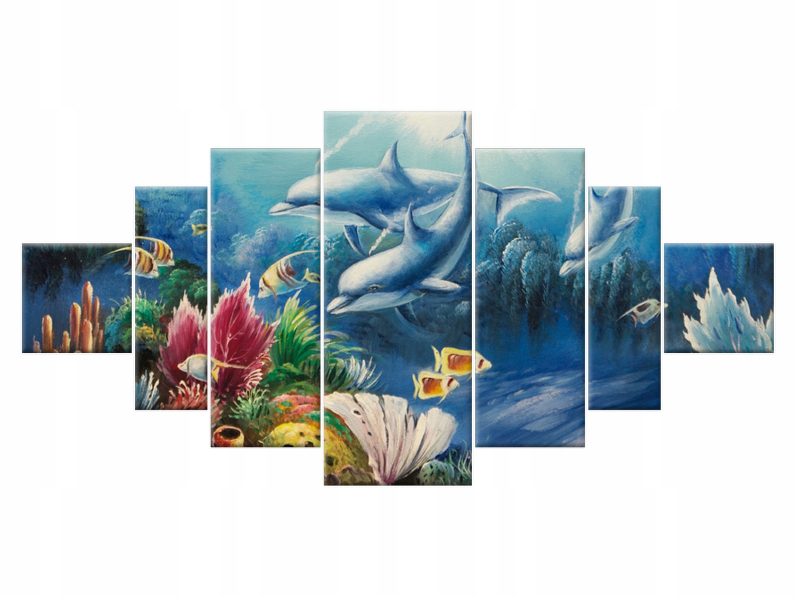 

Obraz 200x100 Ryby Sympatyczne delfiny Tropiki