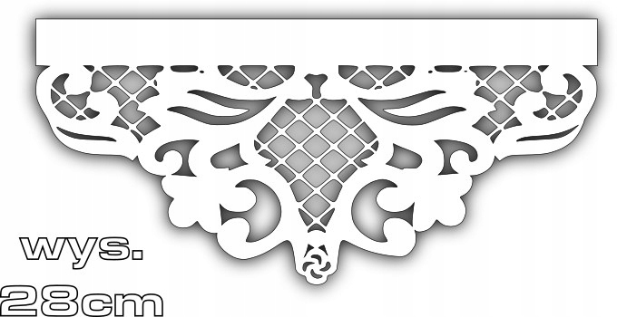 

Panele ażurowe Ażur ozdobny ekrany Laser nr 11