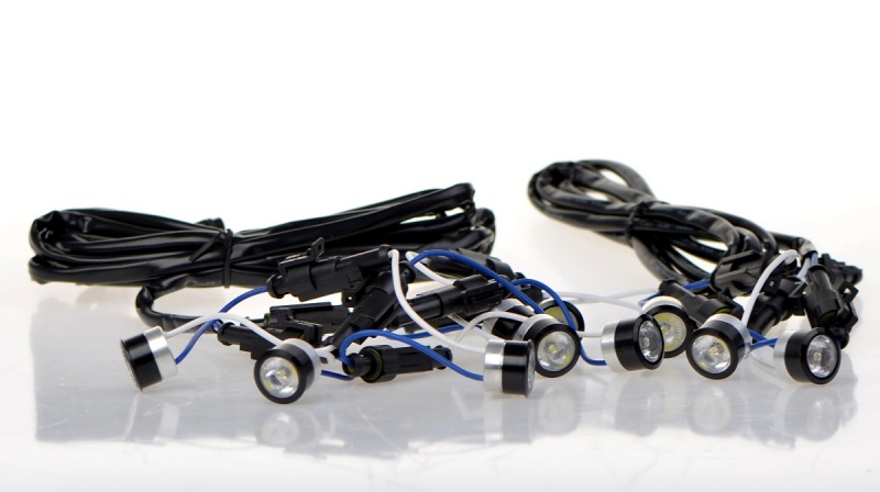 DRL-10HP/LED-1000 - СВЕТОДИОДНЫЕ КРУГЛЫЕ МИНИ-ЛЮВЕРСЫ ДНЕВНОГО СВЕТА