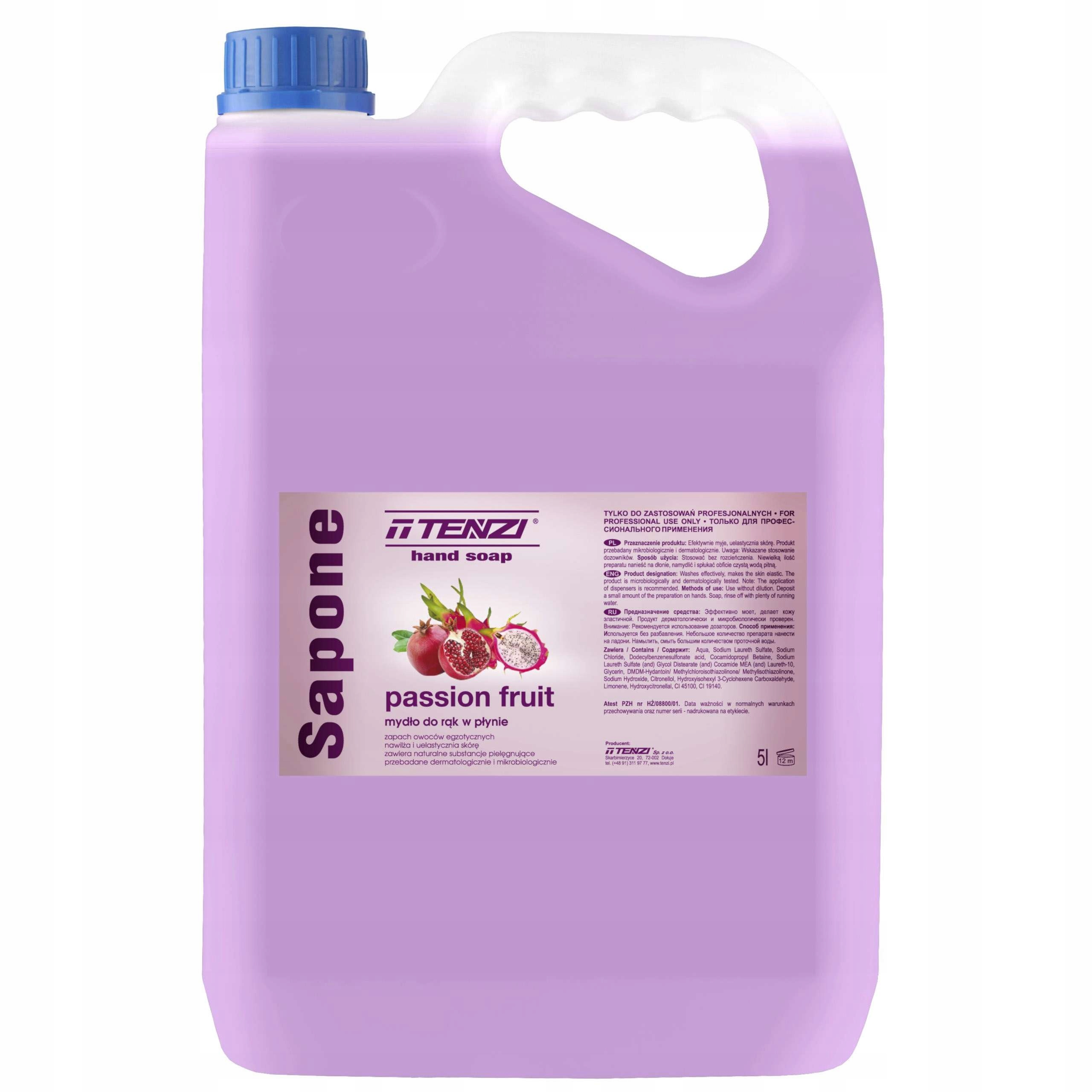 

Tenzi Sapone Passion Fruit mydło w płynie 5L