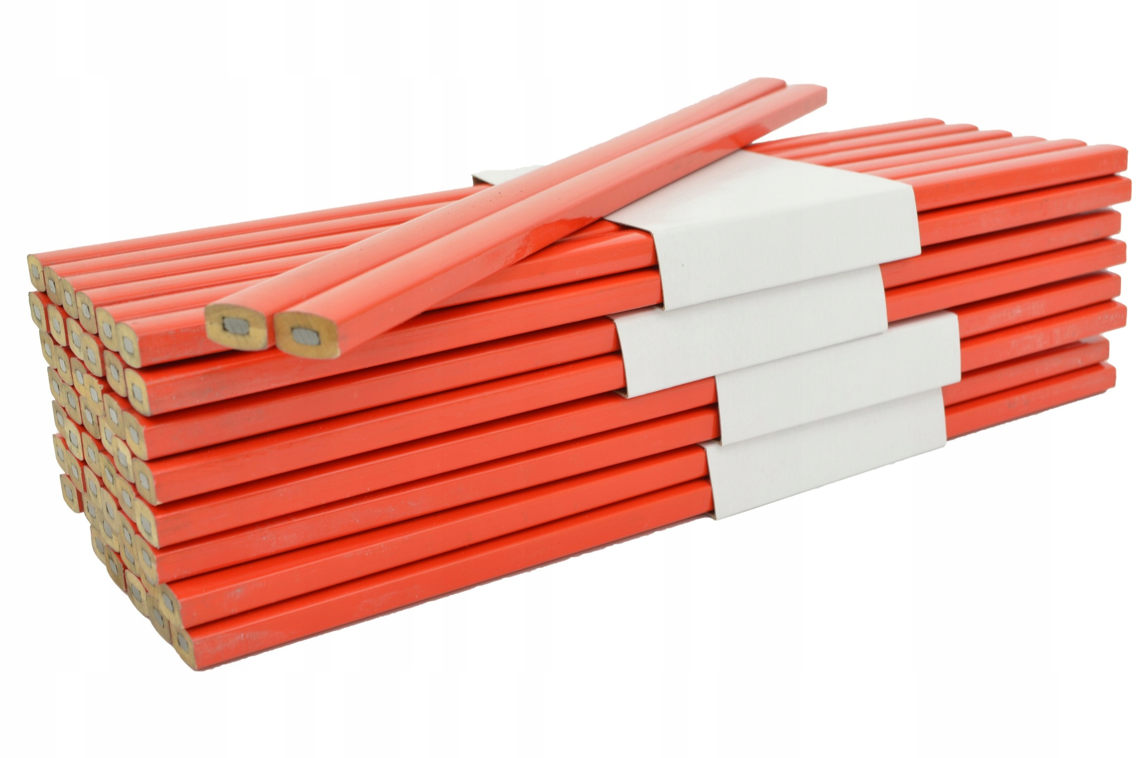 

Ołówek stolarski czerwony 25cm ciesielski Hb 50szt