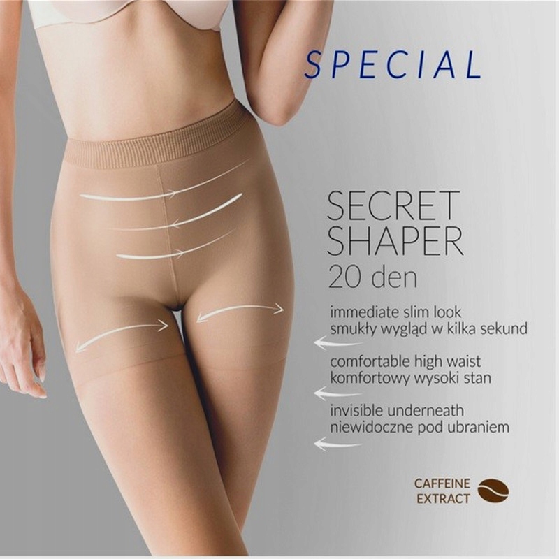 

Rajstopy Secret Shaper 20 den 4-L Czarny