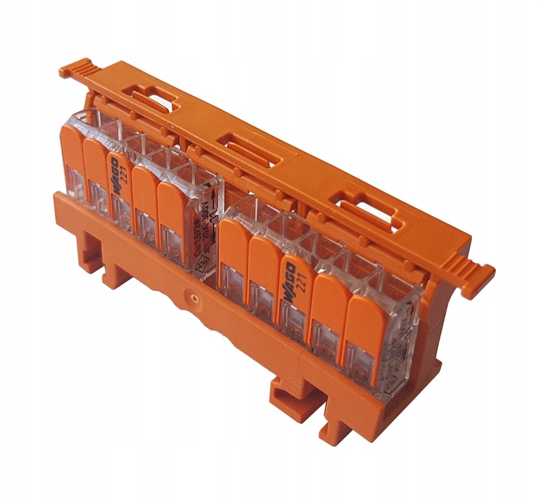 Wago 221 mostek 2x 5x4mm2 drut / linka