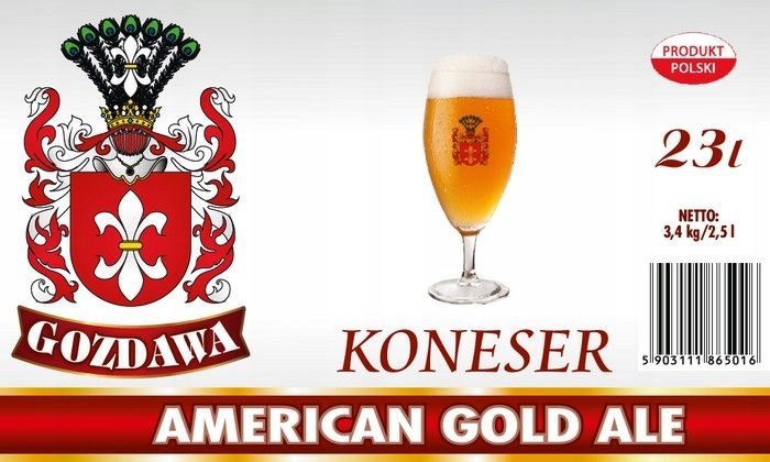 Gozdawa Koneser American Gold Ale 3,4kg na 23L