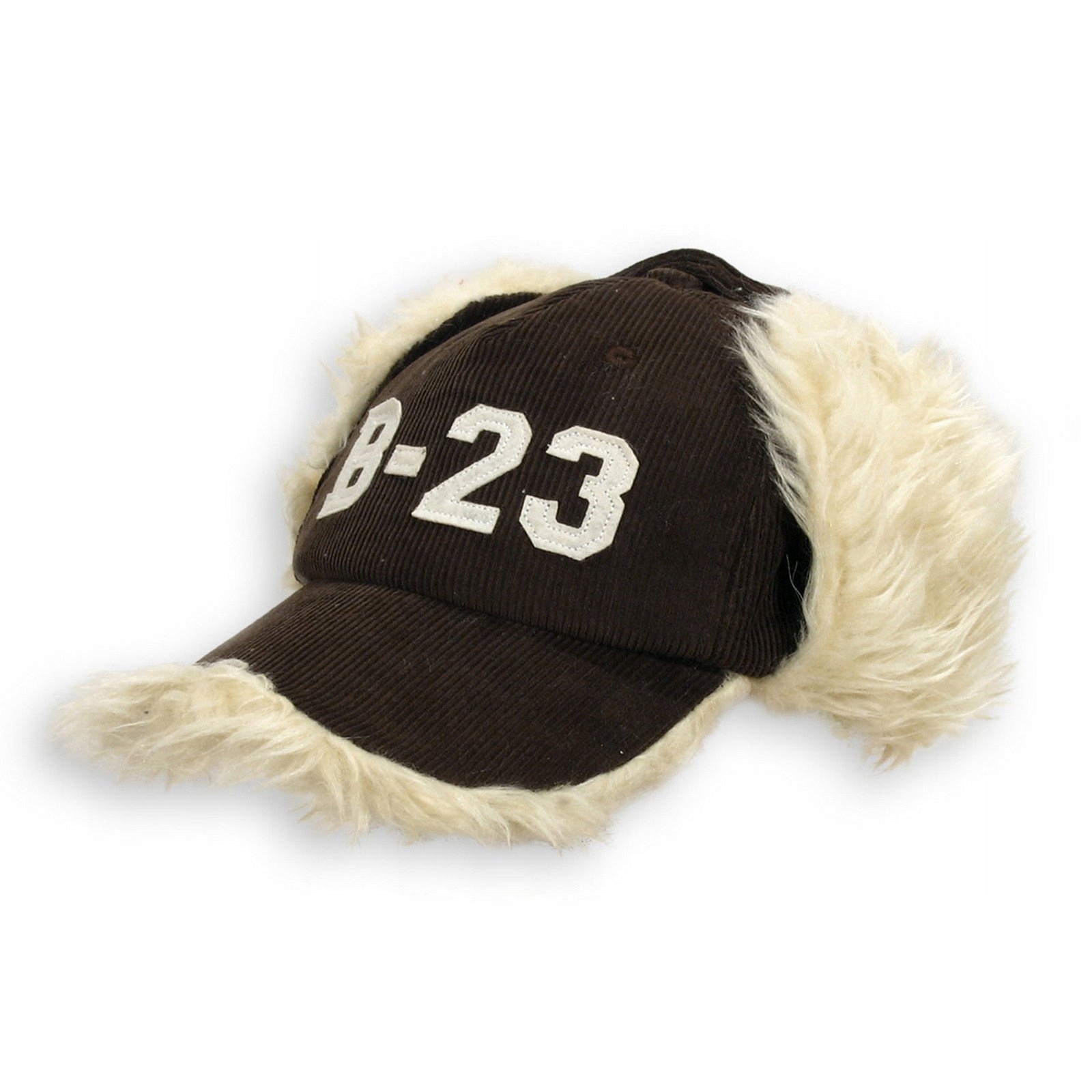

W54C Czapka Uszatka Z Daszkiem Z Futerkiem