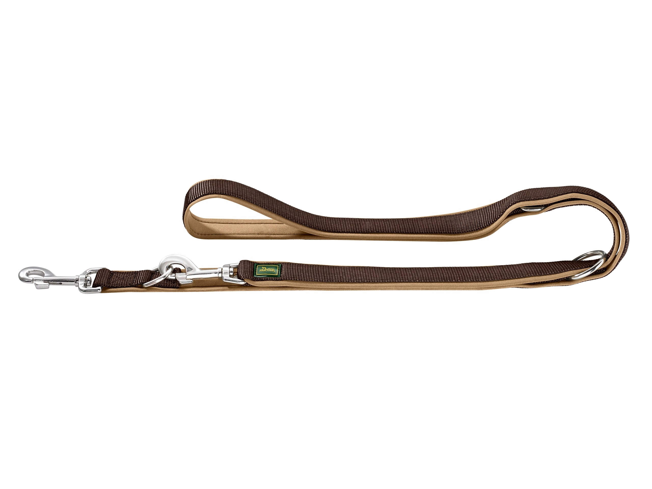 

Smycz z neoprenem brązowa 25/200