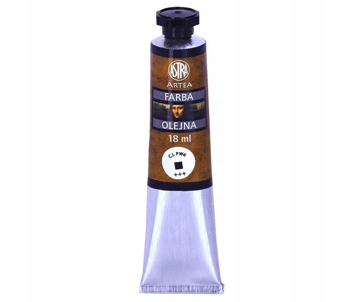 Farba olejna Astra 75 ml biel tytanowa