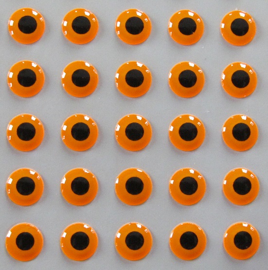 

Oczy 3D Pomarańczowe (fluo) wobler 9 mm 50-sztuk