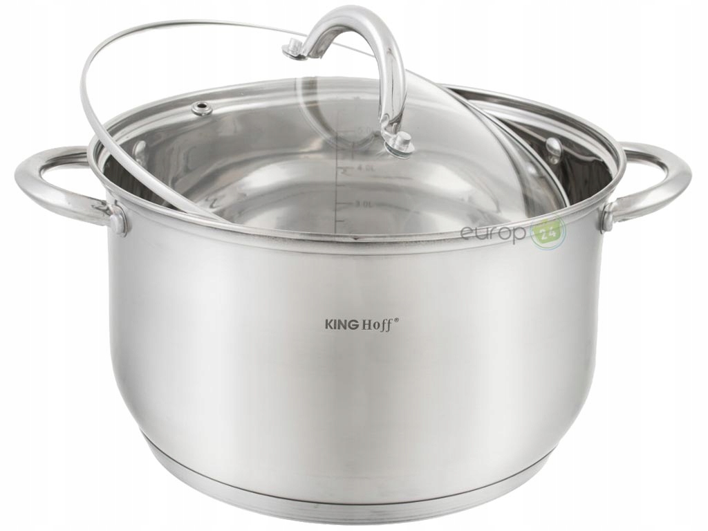 Zestaw 12 el garnków STAL NIERDZEWNA Kinghoff. Liczba elementów w zestawie 12