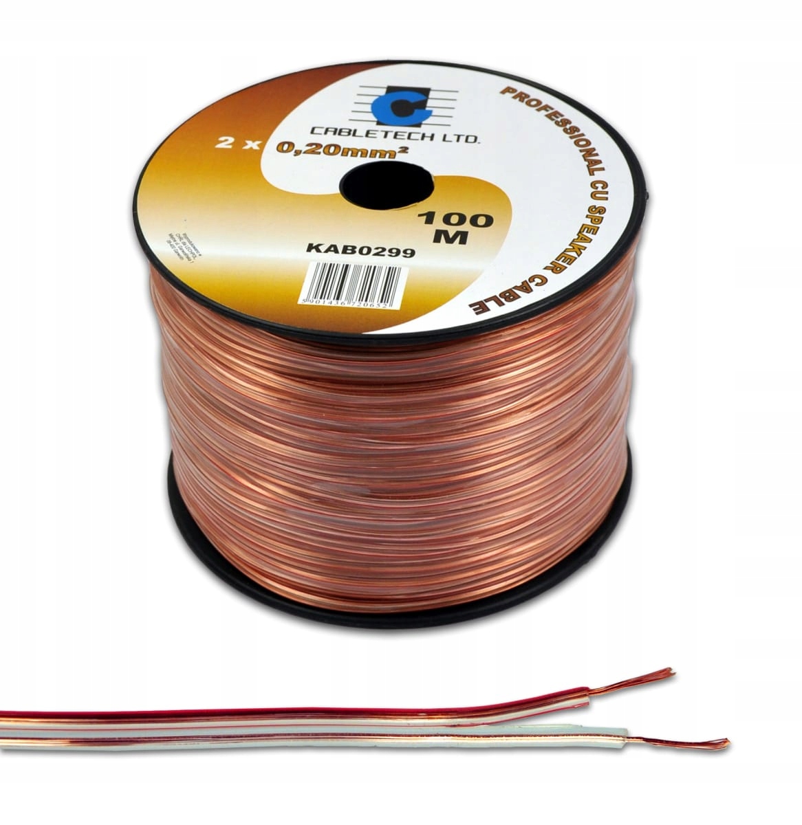 Kabel głośnikowy 1,0mm Cabletech