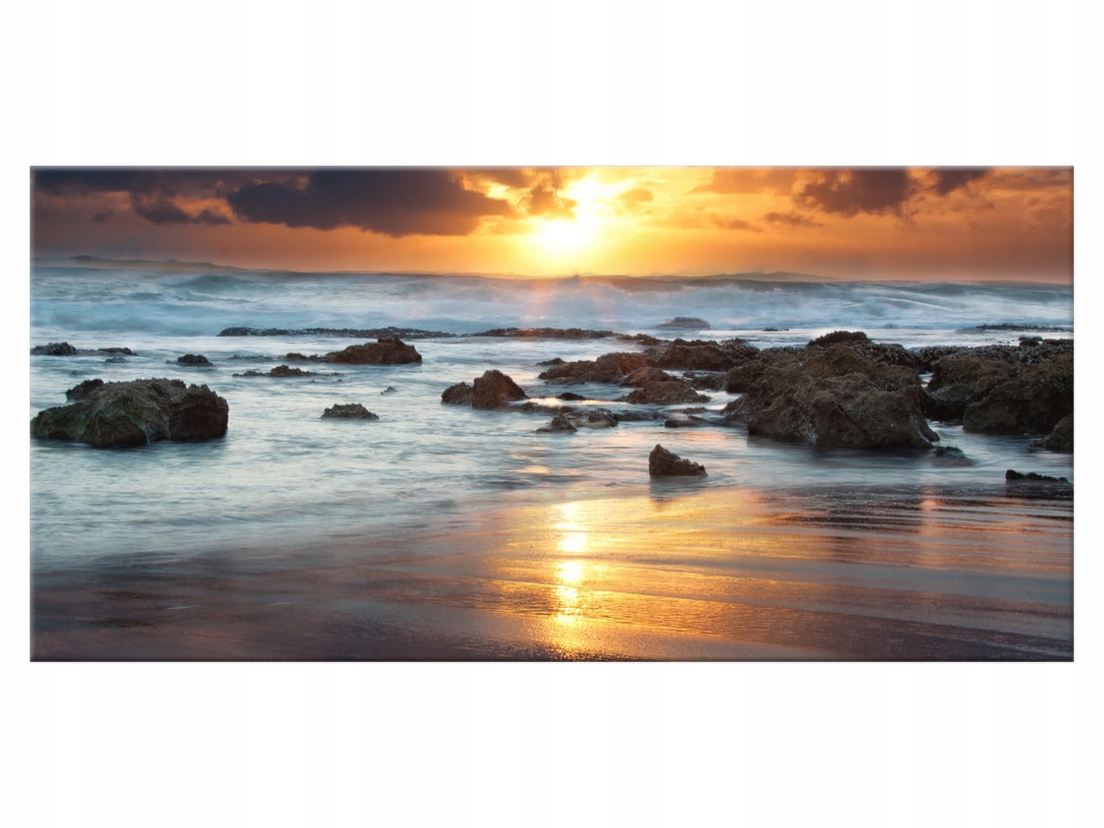 

Obraz Pejzaż Wschód słońca Ocean 115x55 Ogień woda