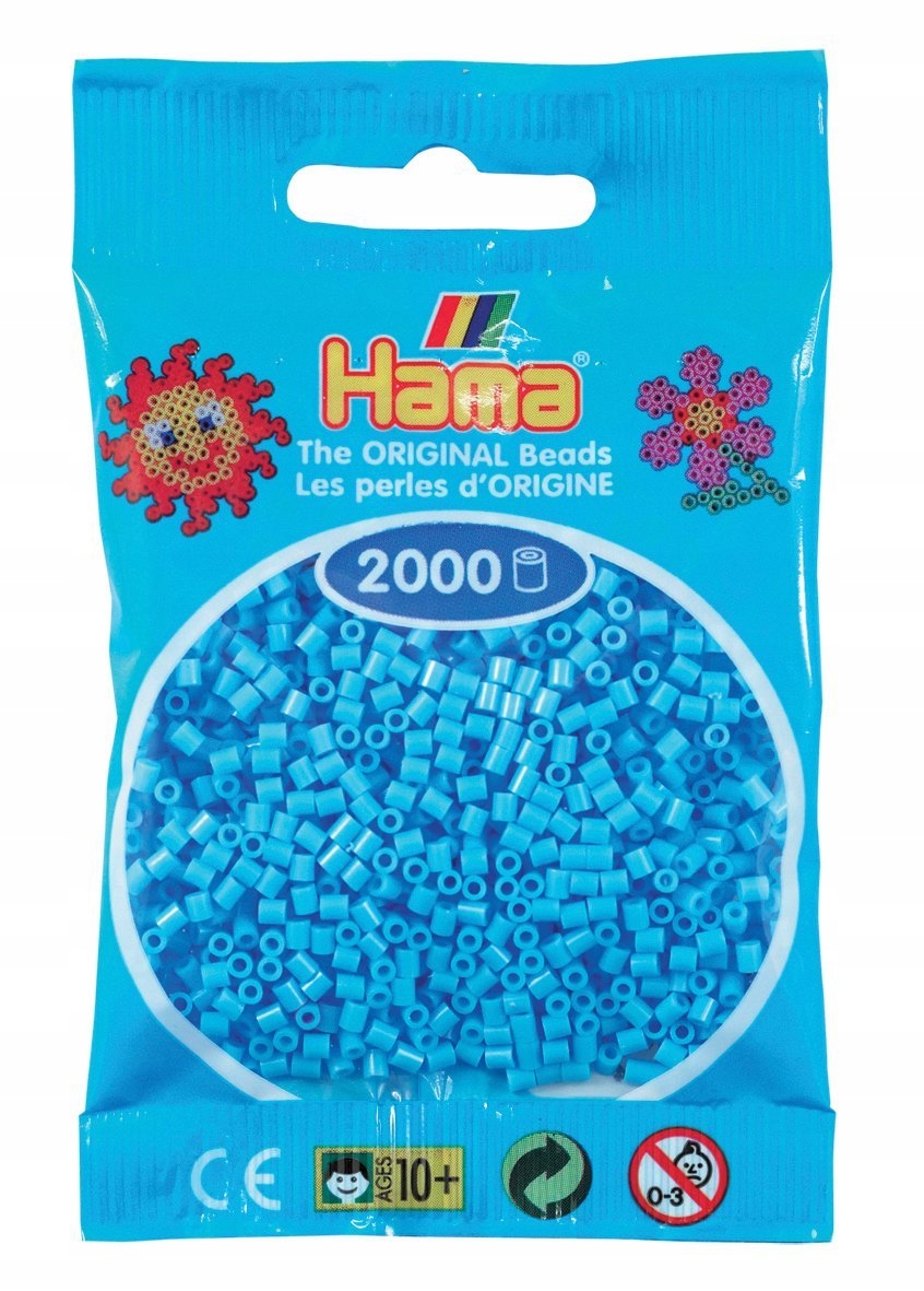 

Koraliki Hama Mini 2000 50146 Niebieskie Pastelowe