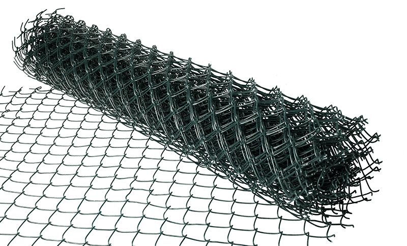 Plotová síť Stal pozinkovaná, potažená Pvc, zelená 2 m x 15 m