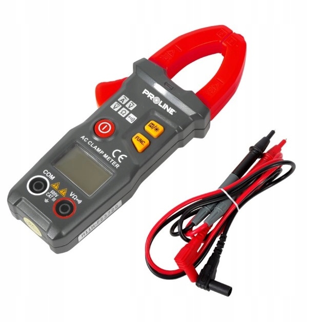 

Miernik Cęgowy Multimetr Cyfrowy 600V 2w1 Proline