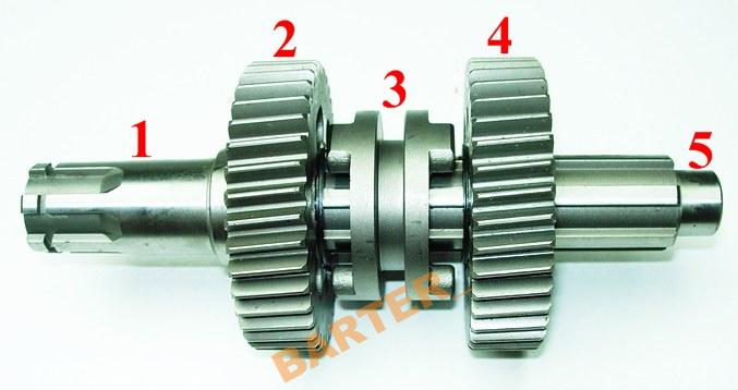 WQCC00187 - Вал трансмиссия ATV ZIPP 4 CROSS 200cc