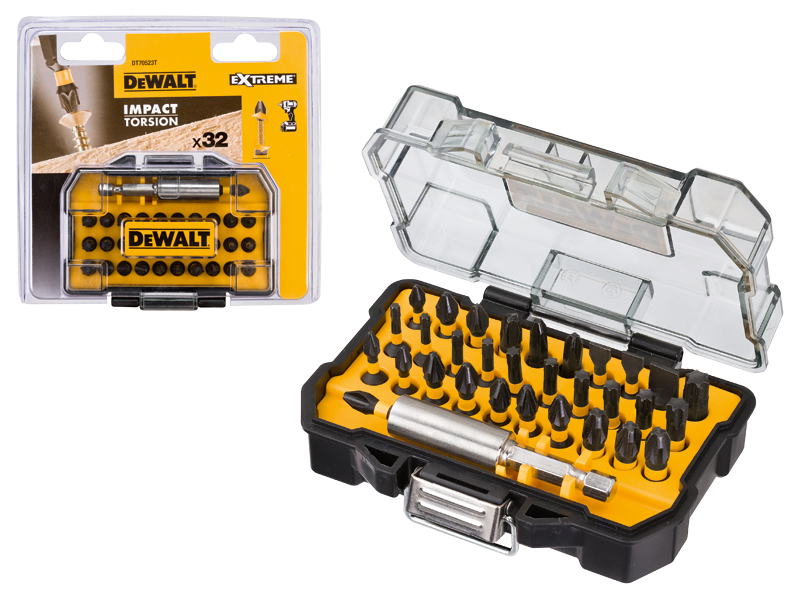 

DeWALT Zestaw Bitów Udar. Torsion 32czę DT70523T