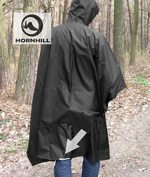 Lekka PELERYNA PŁASZCZ Poncho RZECIWDESZCZOWE r.L/XL Wypełnienie nie dotyczy