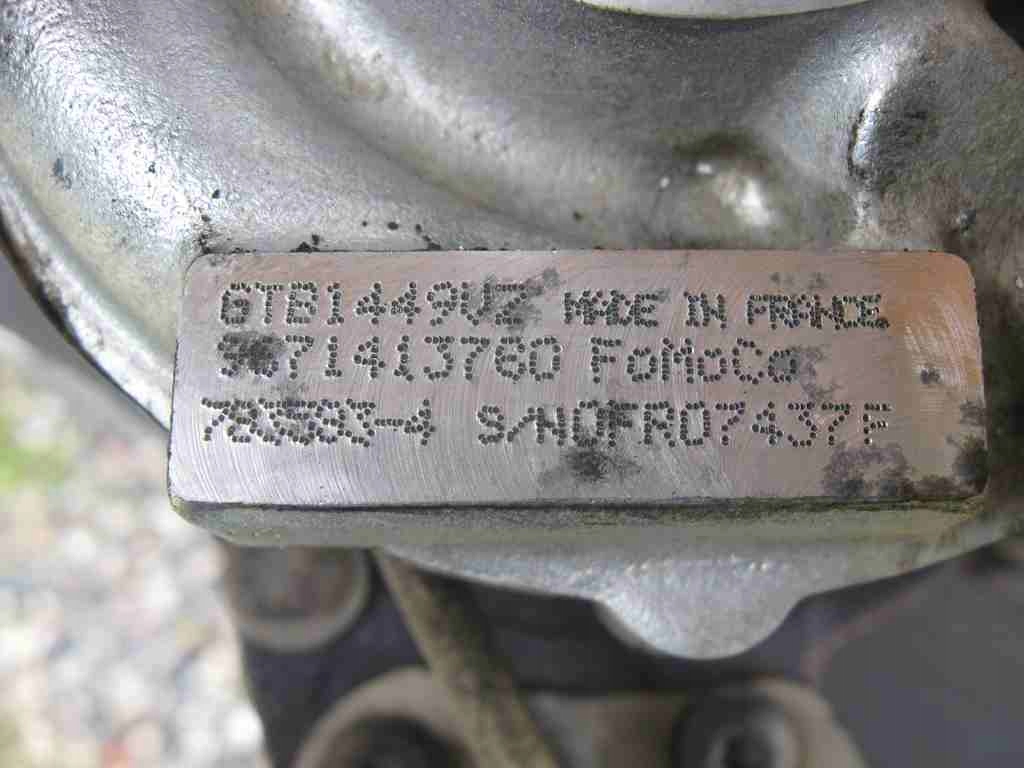 ТУРБОКОМПРЕССОР KUGA MONDEO FOCUS 2.0 TDCI 163KM