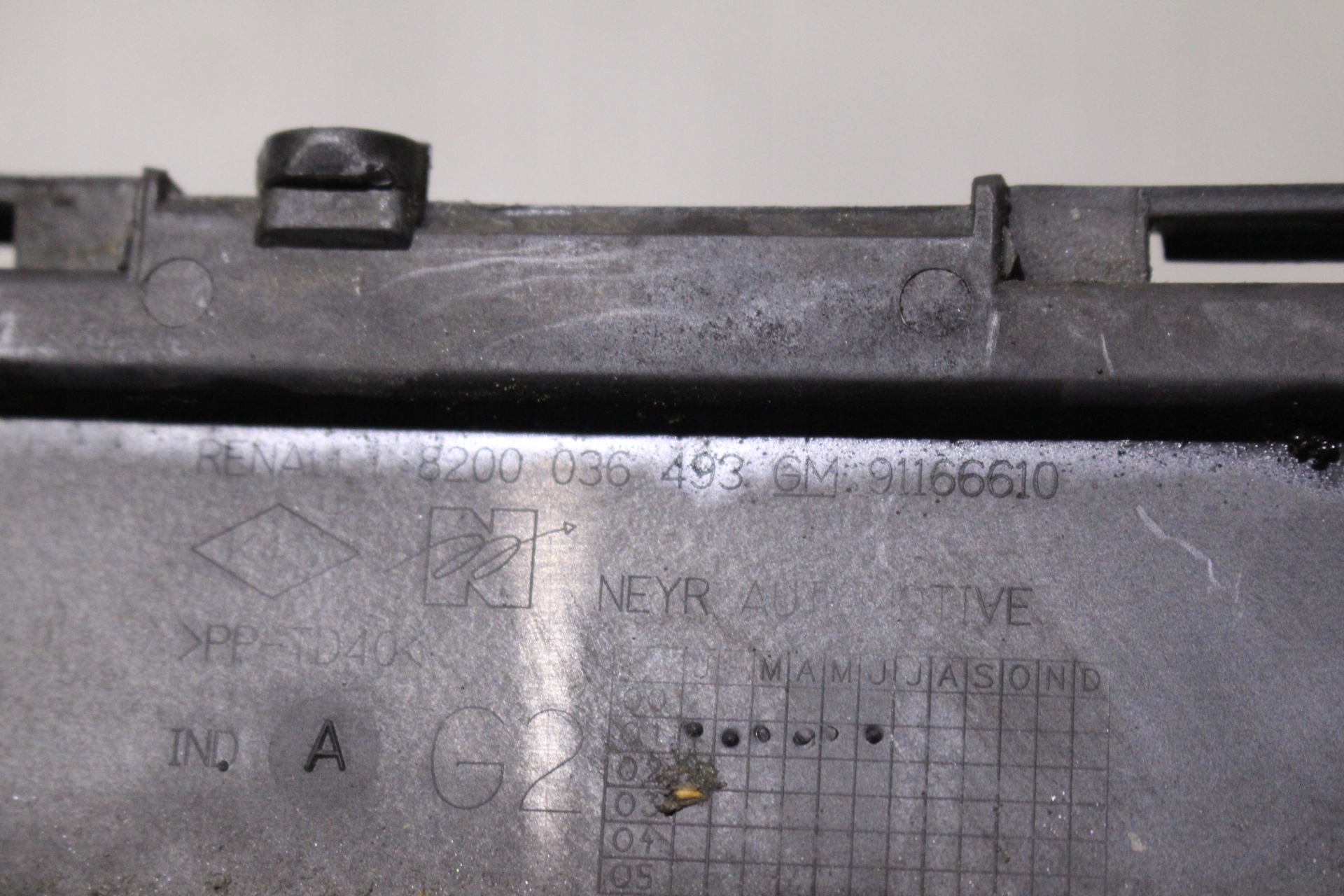 PODSZYBIE LISTWA TRAFIC II 1.9DCI 8200036493 Numer katalogowy części 8200036493