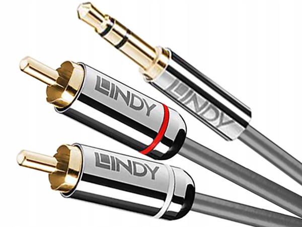 

Kabel Mini Jack 3.5MM 2X Rca Lindy Cromo Line 1M