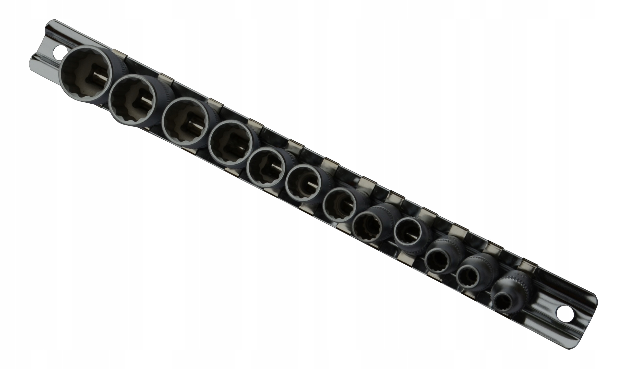

Nasadki 12-KĄTNE Calowe 1/4'' 12 Sztuk Na Listwie